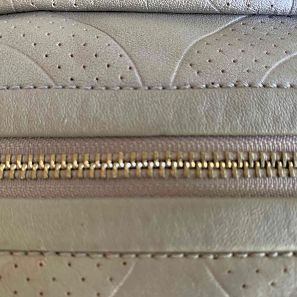 Coach Light Silver Grey Leather Satchel/Shoulder Bag - Picture 6 of 9